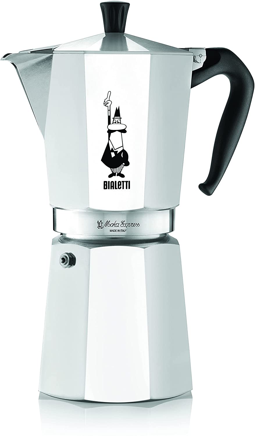 Stock Bureau - BIALETTI Cafetière à italienne 1 Tasse Noir