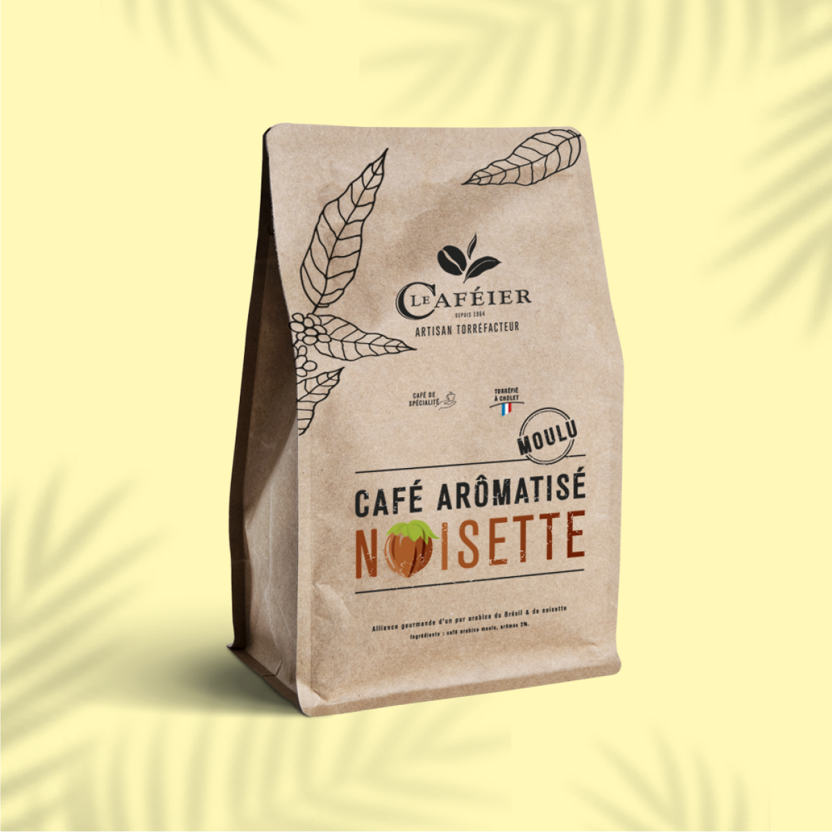 Café Aromatisé CJDA - Cafe Noisette 1kg 